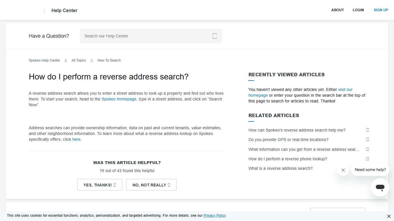 How do I perform a reverse address search? – Spokeo Help Center